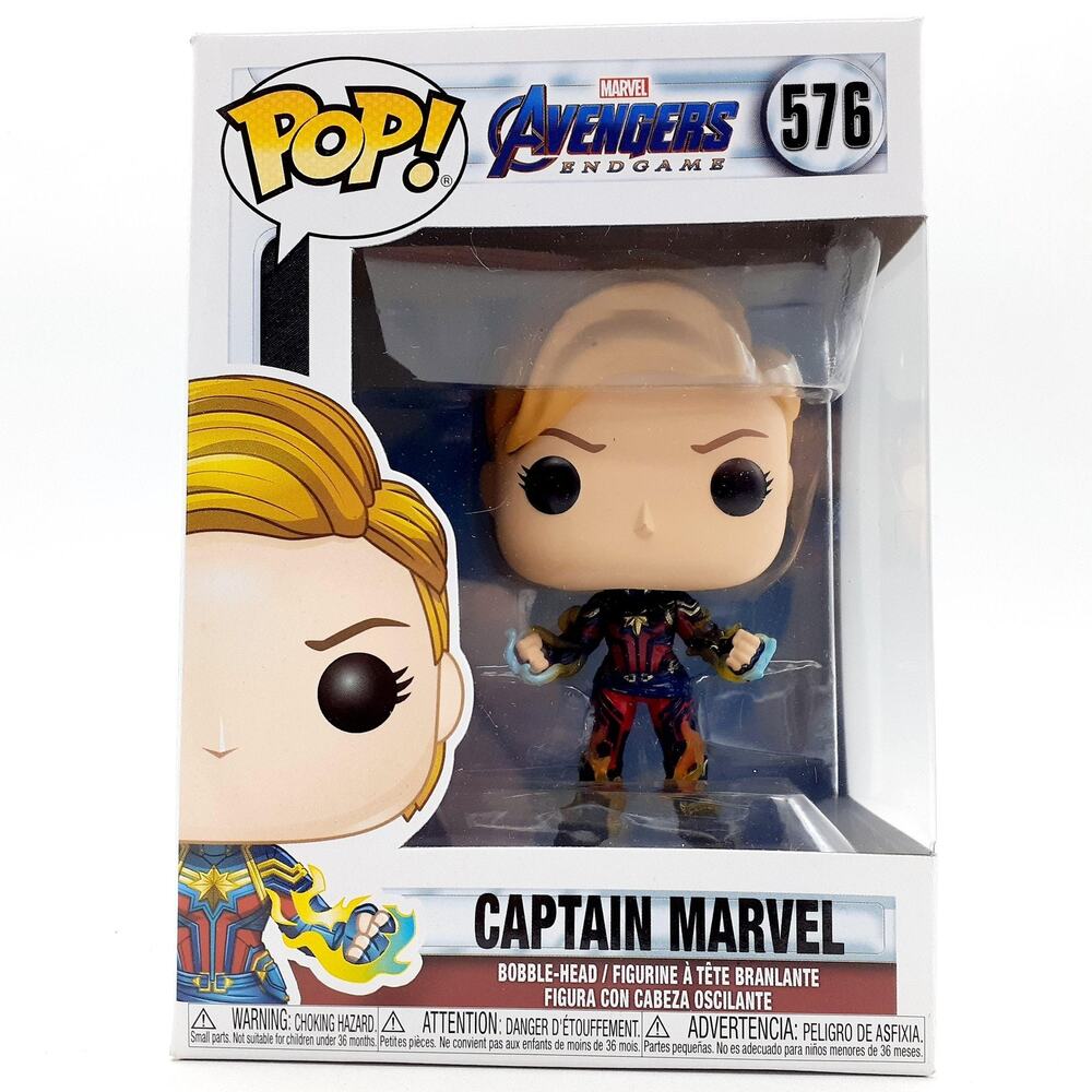 Funko Pop! Captain Marvel 6 In Multicolor Boxed #576 Avengers Endgame Vinyl